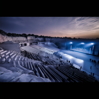 Crowd at the Amphitheatre