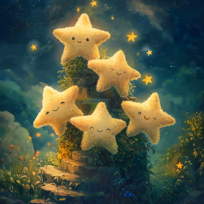 Unstoppable Adventure of Five Cute Stars