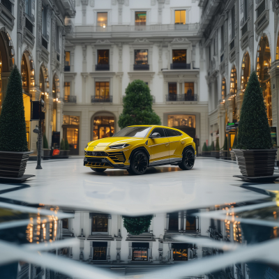 Lamborghini Urus on the Street