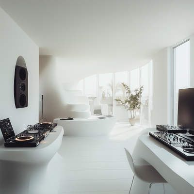 Minimalist Penthouse Room