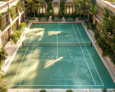 Luxurious Tennis Court