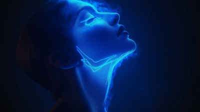 Glowing Throat Chakra