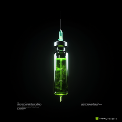 Glowing Steel Syringe