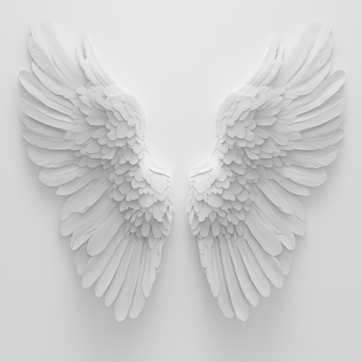 Hyper Realistic Angel Wings