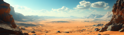 Valley on Mars