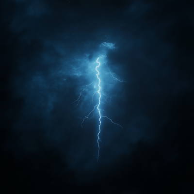 Lightning Bolt in Fog