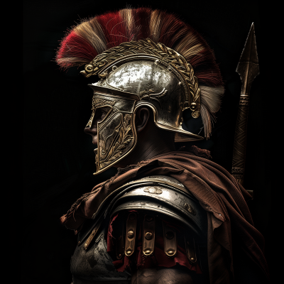 Roman Warrior in Contrast