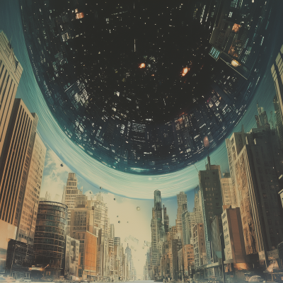 Utopian City in a Dome