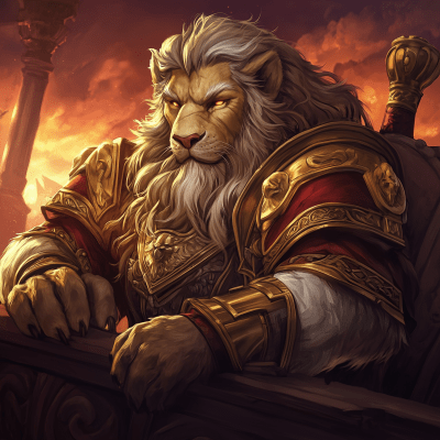 Lionheart General Hero Card Art