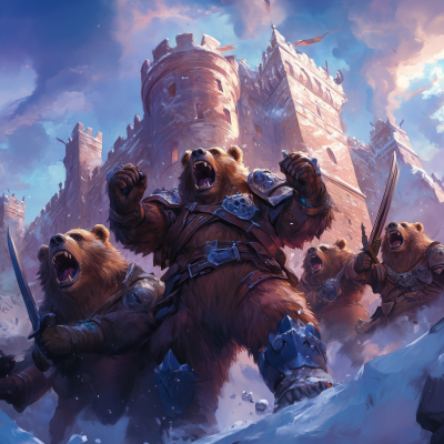 Fortress Guarded by Bears