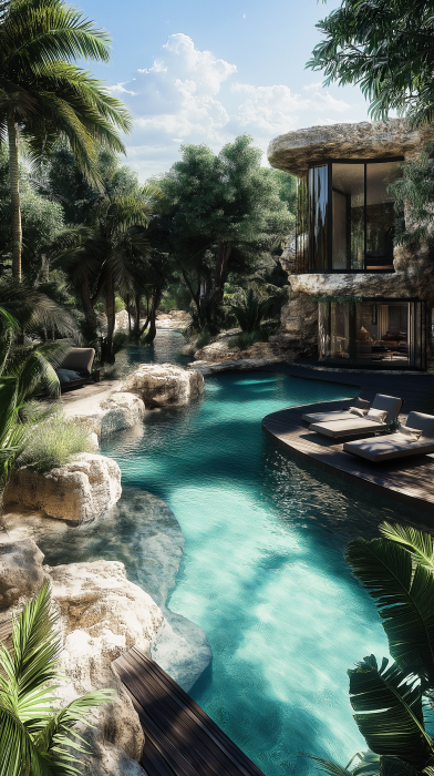 Luxurious Natural Lagoon