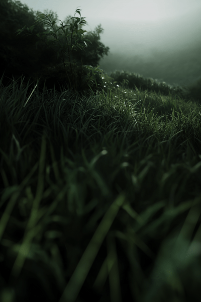 Photorealistic Dark Grass