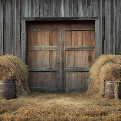Photorealistic Barn Scene