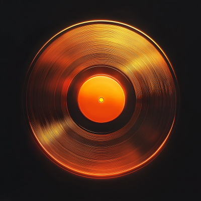 Orange Vinyl Glow