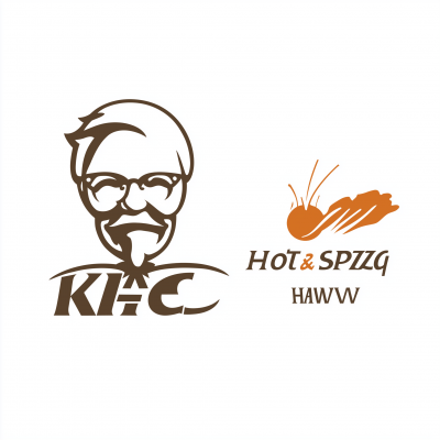 Minimal Hot & Spicy Logo