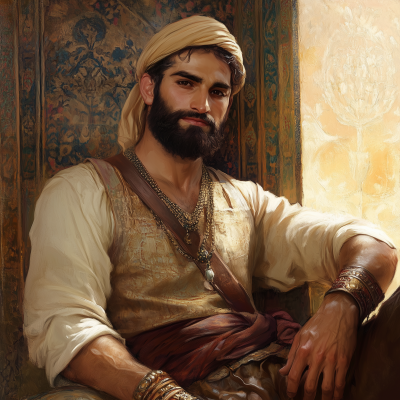 Attractive Man in Ancient Persia