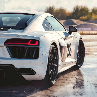 Realistic Audi R8