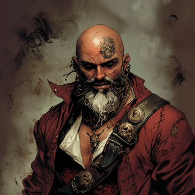 Pirate Captain Illustration