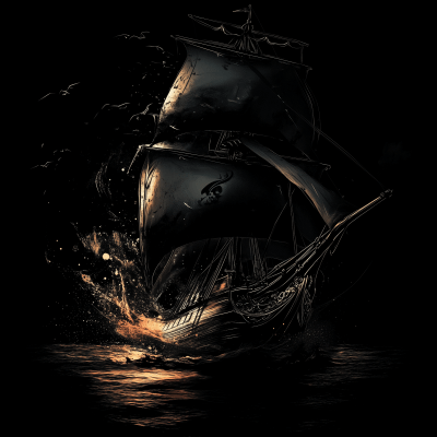 Shadow Pirate Ship