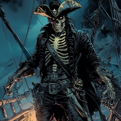 Pirate Skeleton Captain