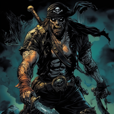 Zombie Pirate Captain