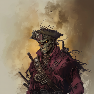 Pirate Creature Illustration