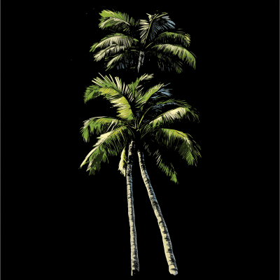 Stylized Palms