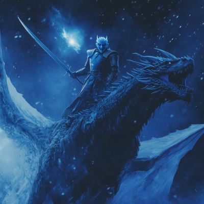 Night King on Ice Dragon