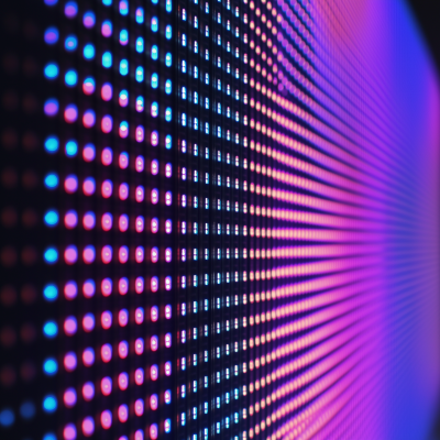 Close-up of LED Screen