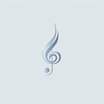 Minimalist Music Note Logo