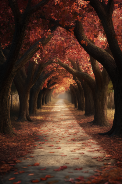 Serene Pathway at Twilight