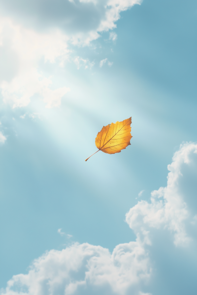 Golden Leaf Falling