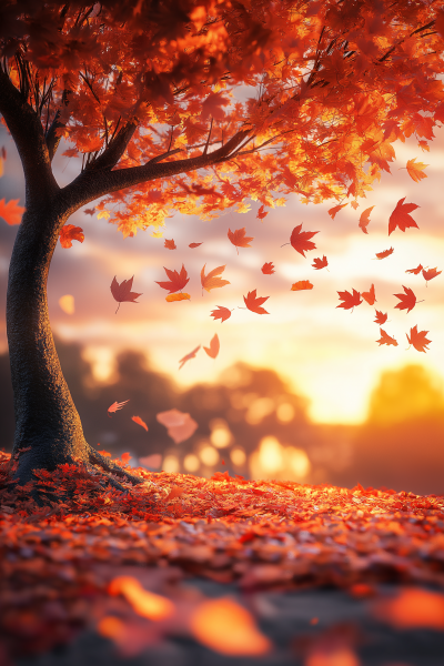 Vibrant Autumn Tree