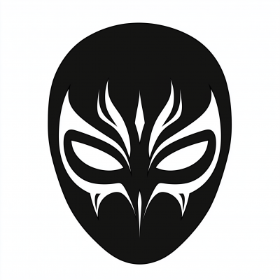 Lucha Libre Mask Template