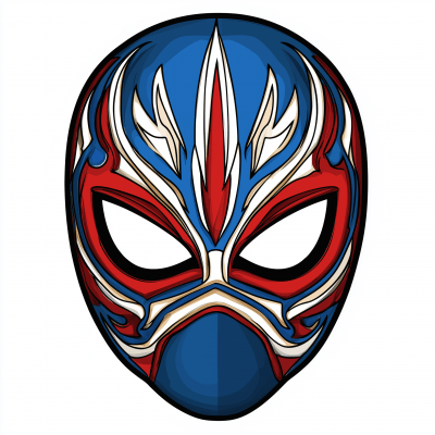 Lucha Libre Mask Template