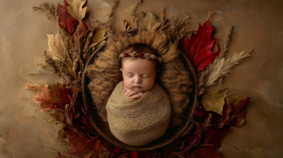 Rustic Newborn Photography Background