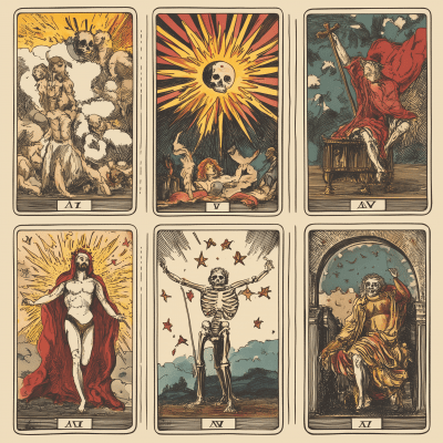 17th Century Tarot Card Illustrations