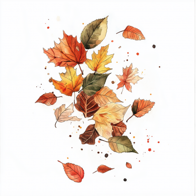 Autumn Leaves Illustration