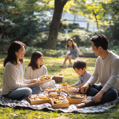 Family Picnic in the Park