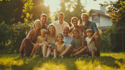 Happy Family Gathering