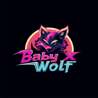 Baby X Wolf Logo