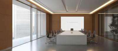 Minimalist Meeting Room