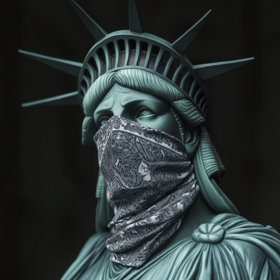 Statue of Liberty with Bandana