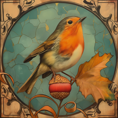 Robin Bird Painting