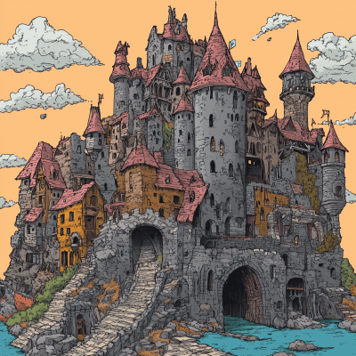 Dreamlike Medieval Fantasy Kingdom