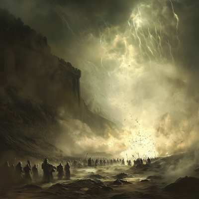Storm Over Ancient Army
