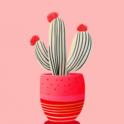 Pink Cactus Logo