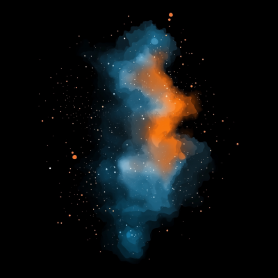 Galactic Nebula Vector Illustration