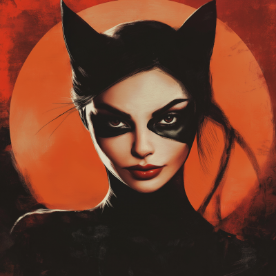 Cat Woman Illustration