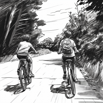 Teenagers on Bikes